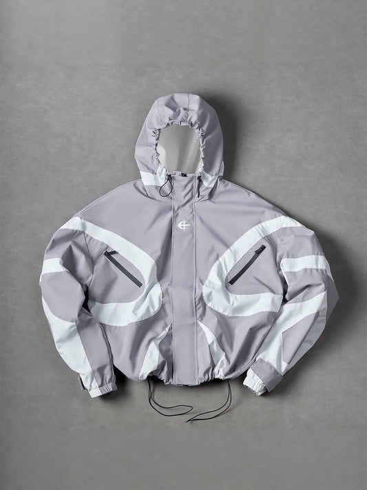 Autumn Winter Men's Clothing Lightweight Casual Windbreaker Jacket For Man Loose Fit Polyester Solid Long Sleeve Outerwear