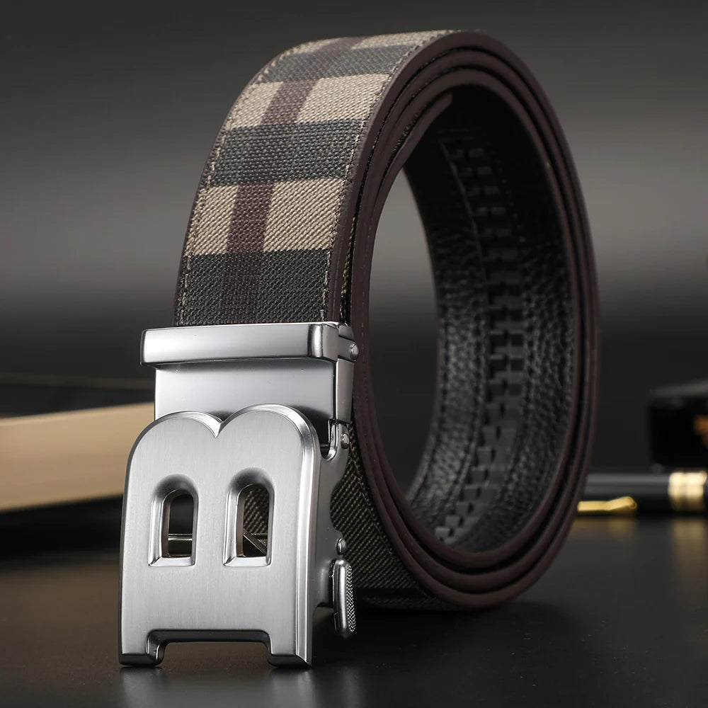 2025 New business Men Belt Male Genuine Leather Belt Strap Famous Brand Luxury Automatic B Belts for Women Canvas belt jeans
