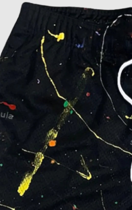 Sport Training Breathable Fashionable Shorts Casual Vintage God's Gift Pattern Print Street Shorts Quick-drying Streetwear Moto