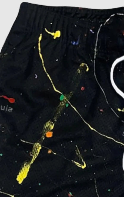 Sport Training Breathable Fashionable Shorts Casual Vintage God's Gift Pattern Print Street Shorts Quick-drying Streetwear Moto