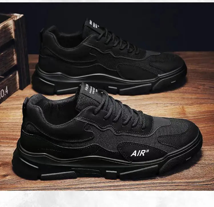 New Climbing Safety Shoes for Men Mesh Breathable Outdoor Sports Trend Low-top Skating Shoe Male Light Non-slip Platform Sneaker