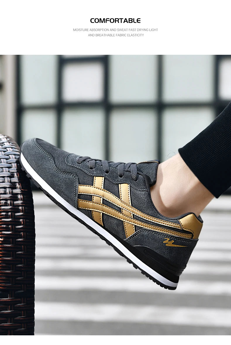 Double Star Men's Skateboard Shoes, Anti Slip and Wear-resistant, Lightweight and Fashionable, Versatile and Trendy Men's Shoes