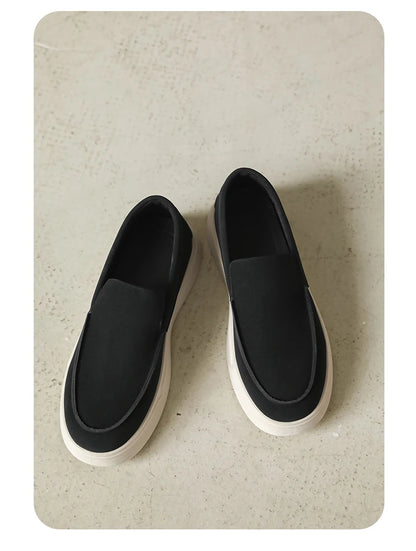 Hot Sale Platform Loafers Man Moccasins Big Size 46 Summer Men's Casual Shoes Comfortable Breathable Slip on Shoes For Men Flats