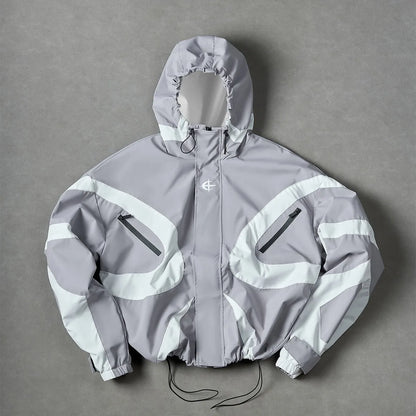 Autumn Winter Men's Clothing Lightweight Casual Windbreaker Jacket For Man Loose Fit Polyester Solid Long Sleeve Outerwear