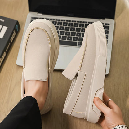 Hot Sale Platform Loafers Man Moccasins Big Size 46 Summer Men's Casual Shoes Comfortable Breathable Slip on Shoes For Men Flats