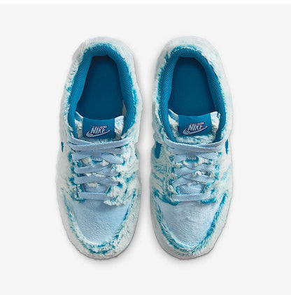 Nike genuine Dunk Low GS women's plush fashion sports shoes IM7171-301