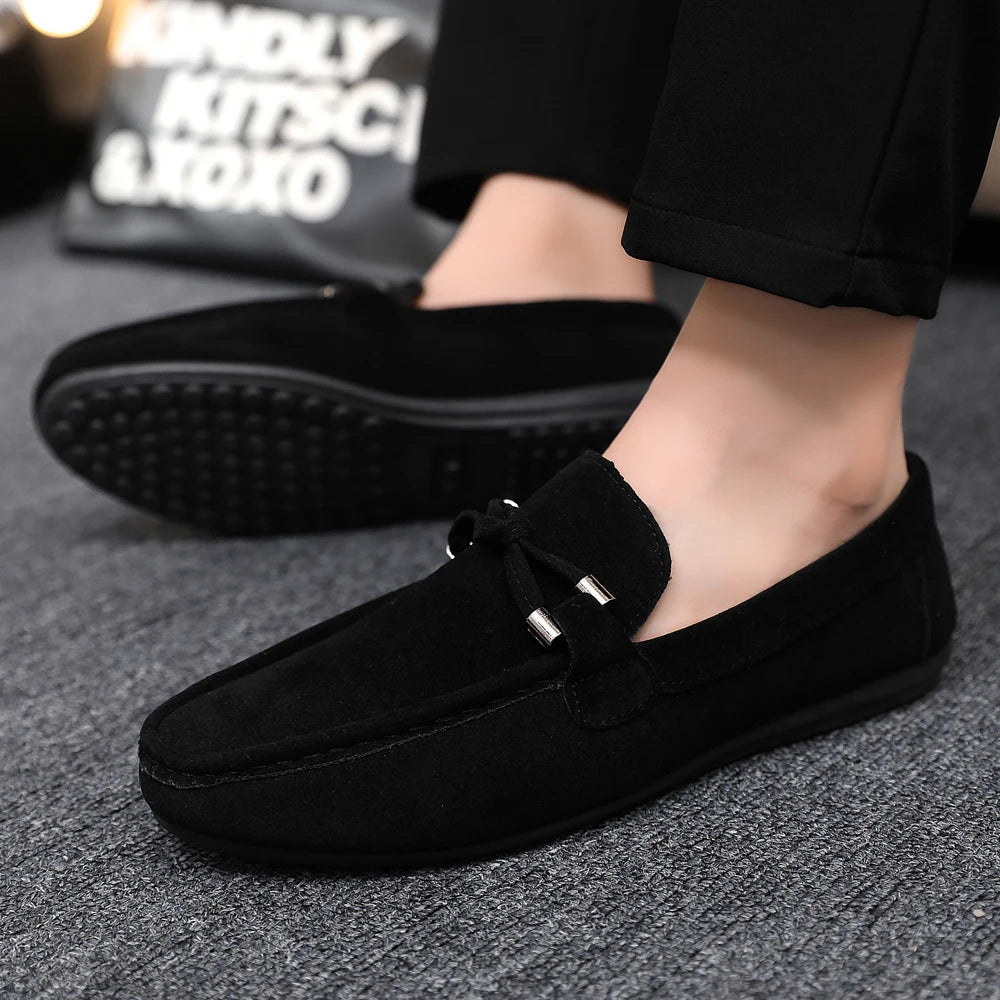 Men Loafers Soft High Quality Spring Autumn Shoes Men Casual Shoes Warm Slip on Flats Driving Shoes Large Size chaussure hommes