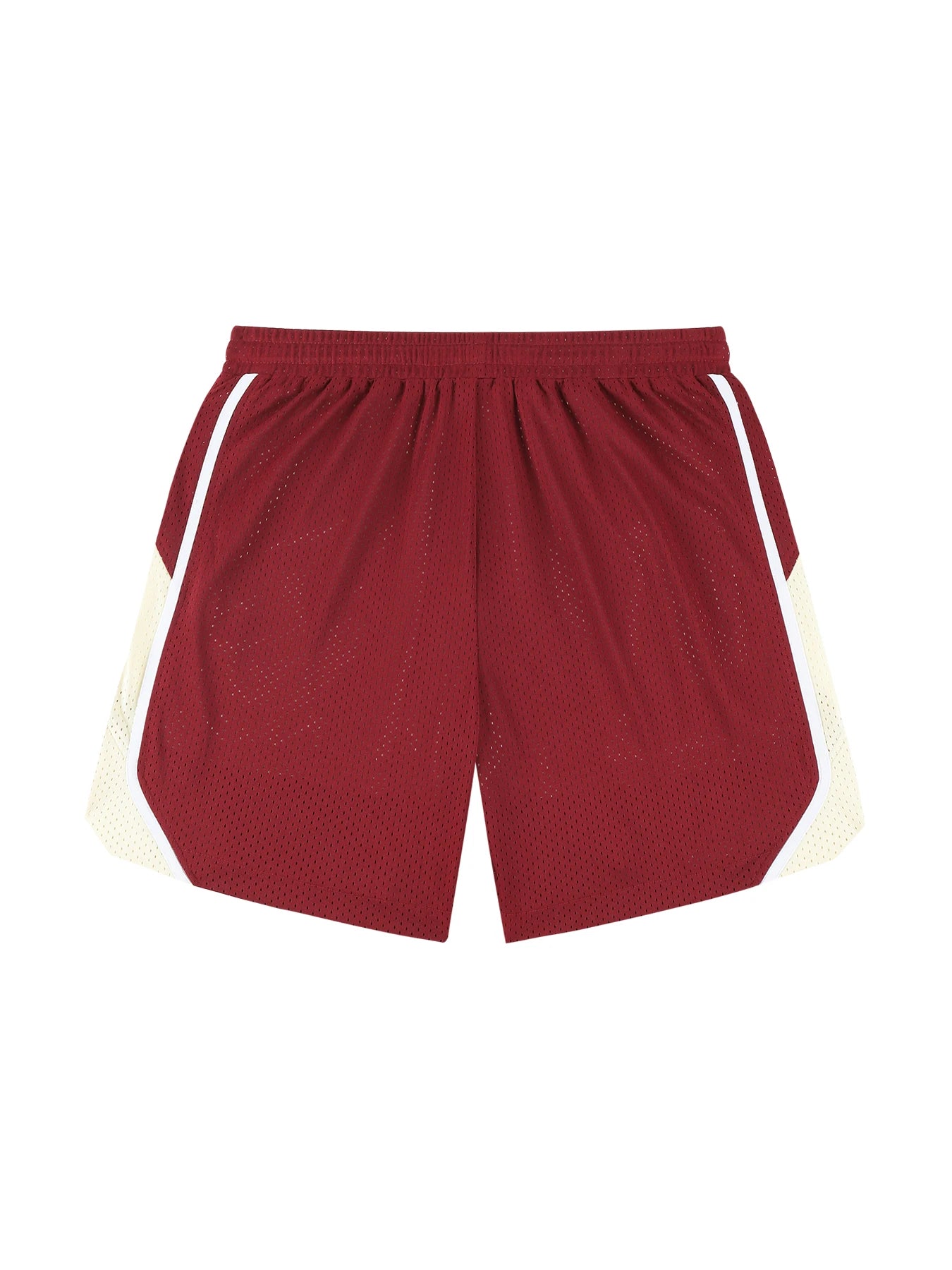 Street Style Breathable Mesh Basketball Shorts for Men Elastic Waistband Gym Shorts with Pockets Training Running Short Pants