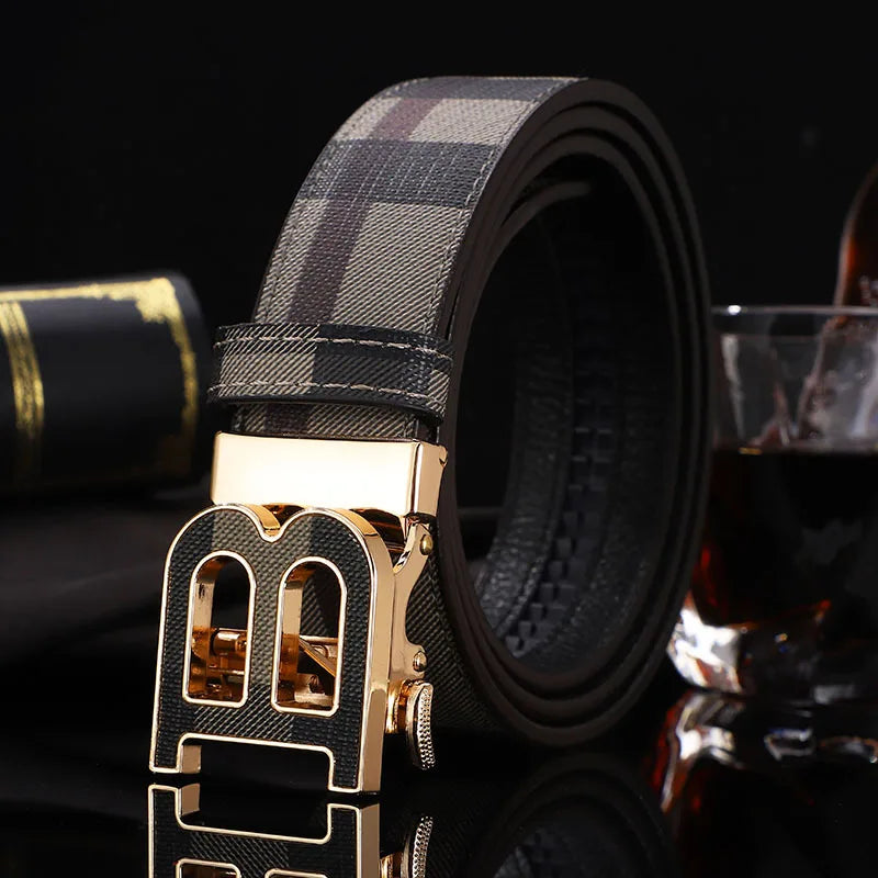 2025 New business Men Belt Male Genuine Leather Belt Strap Famous Brand Luxury Automatic B Belts for Women Canvas belt jeans
