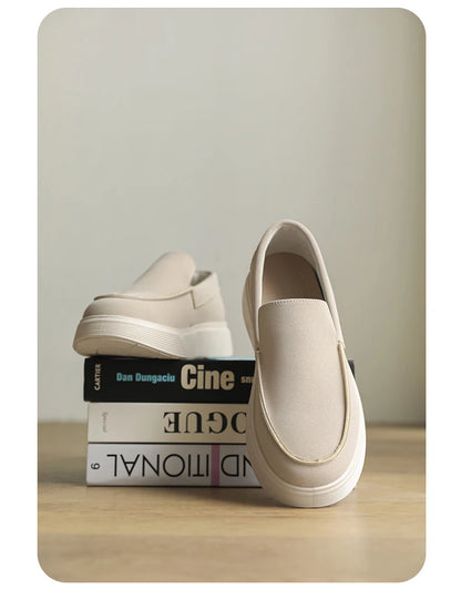 Hot Sale Platform Loafers Man Moccasins Big Size 46 Summer Men's Casual Shoes Comfortable Breathable Slip on Shoes For Men Flats