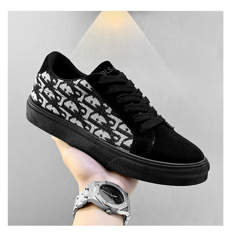 Skateboard Shoes Men Canvas Sneakers Casual Breathable Walking Shoes Lightweight Flat Shoes for Men Street Trend Sport Shoe