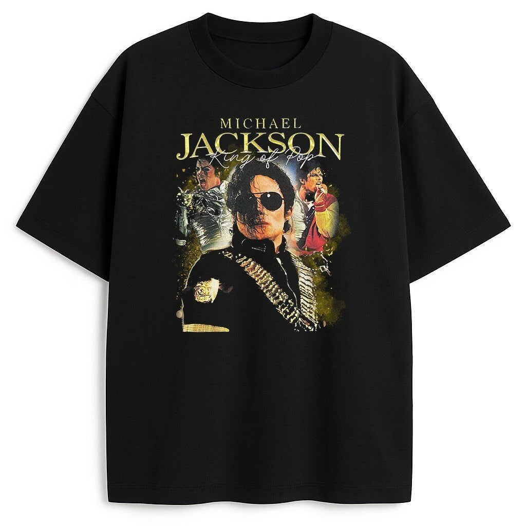 Hot Sale Salute To Michael Jackson Graphic Print T-Shirt Women Men Cotton Casual Streetwear Fashion Oversized Top Summer New Tee