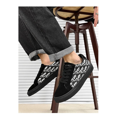 Skateboard Shoes Men Canvas Sneakers Casual Breathable Walking Shoes Lightweight Flat Shoes for Men Street Trend Sport Shoe