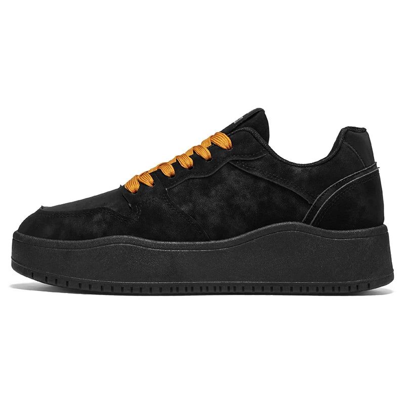 Men Casual Shoes Fashion Comfort Flat Bottomed Wear-resistant Non Slip Teenagers Outdoor Breathe Versatile Walking Board Shoes