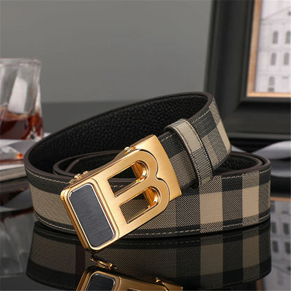 2025 New business Men Belt Male Genuine Leather Belt Strap Famous Brand Luxury Automatic B Belts for Women Canvas belt jeans