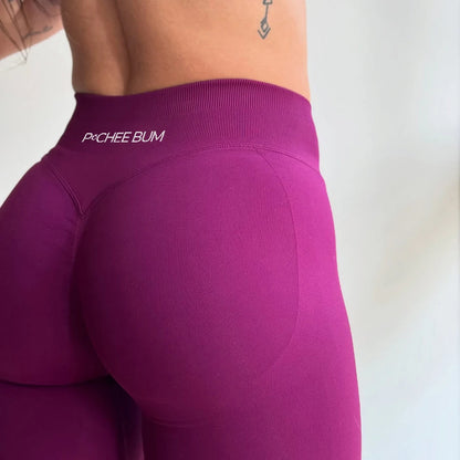 2026 Bum Shaping Leggings Women Seamless Sports Yoga Pants Low Ribbed Band Gym clothes Fitness Workout Scrunch Butt Tight