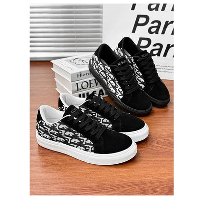 Skateboard Shoes Men Canvas Sneakers Casual Breathable Walking Shoes Lightweight Flat Shoes for Men Street Trend Sport Shoe