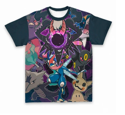 Dragon Ball x Japanese Style V-Neck Jersey Goku Sakura Pagoda Anime Football Shirt for Men