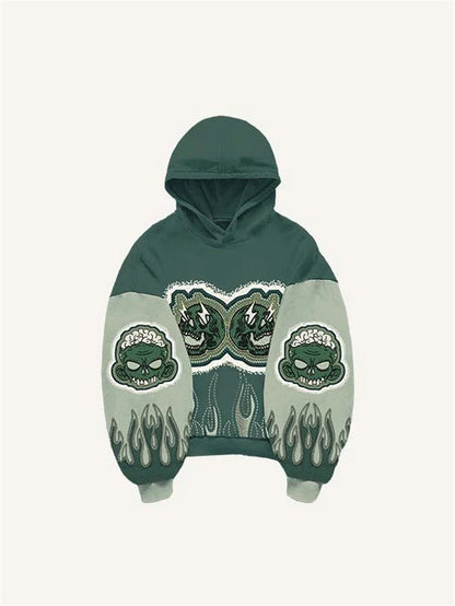 Fashion Casual Printed Polyester Sweater