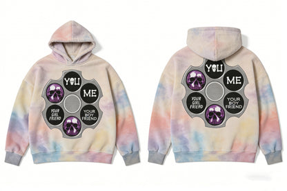 Fashion Casual Printed Polyester Sweater