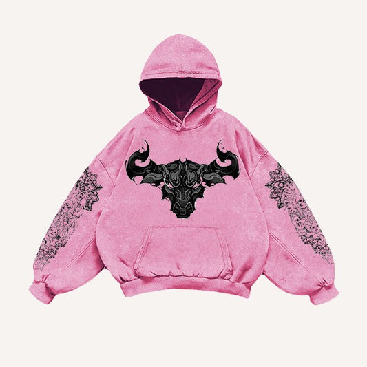 Fashion Casual Printed Polyester Sweater