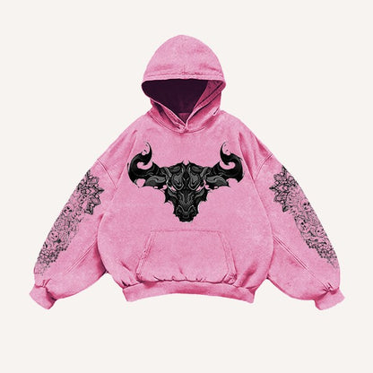 Fashion Casual Printed Polyester Sweater