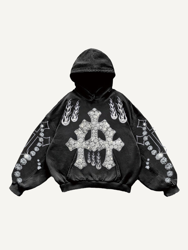 Fashion Casual Printed Polyester Sweater