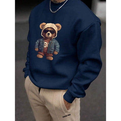 Fashionable 3D Digital Print Hoodless Sweatshirt For Teenagers Unisex