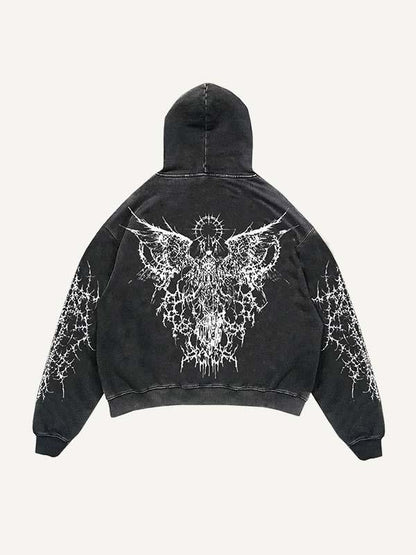 Fashion Casual Printed Polyester Sweater