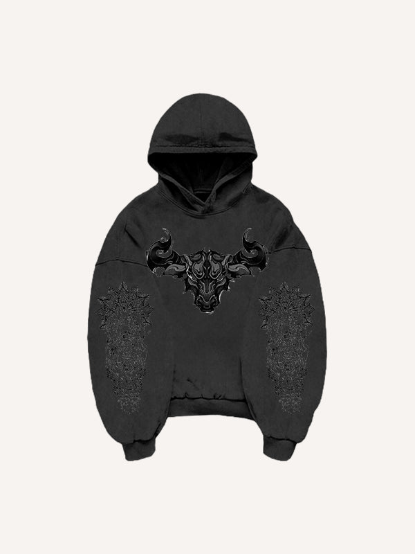 Fashion Casual Printed Polyester Sweater