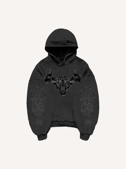 Fashion Casual Printed Polyester Sweater