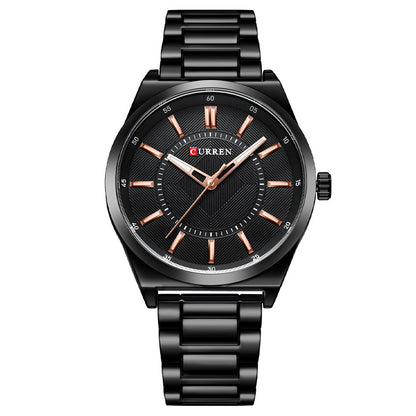 Mens Simple Business Waterproof Bar-Clasp Watch